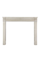 Elegant French Limestone Fireplace Surround