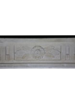 Elegant French Limestone Fireplace Surround