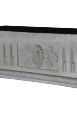 Elegant French Limestone Fireplace Surround