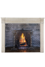 Elegant French Limestone Fireplace Surround