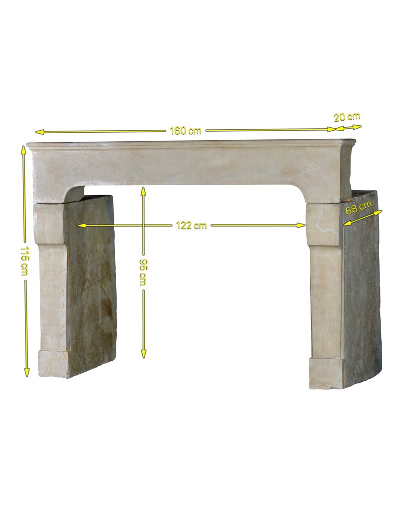 Rustic And Strong Stone Fireplace Surround