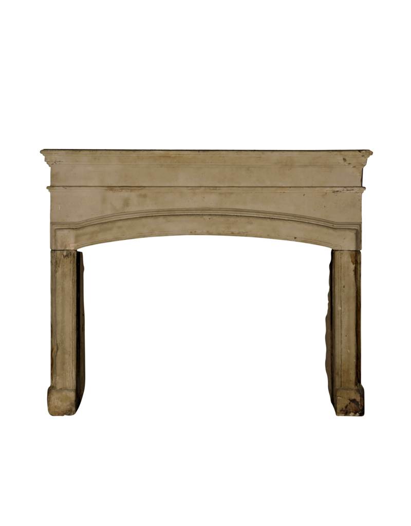 Strong 17th Century Grez-Stone Fireplace Mantel