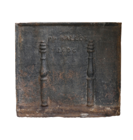 Maison Leon Van den Bogaert Plaque De Cheminée Antique En Fonte