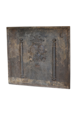 Maison Leon Van den Bogaert Antiker gusseiserner Kaminplatte