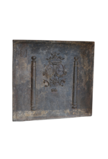 Maison Leon Van den Bogaert Antiker gusseiserner Kaminplatte