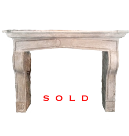 17Th Century Country Chique French Fireplace Surround