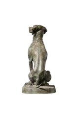 Maison Leon Van den Bogaert Elegantes Paar Jagdhunde Aus Messing.