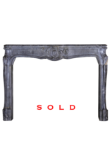 Restored Dark Vintage Fireplace Surround