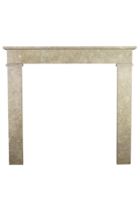 Fine Small Straight Lined Square Fireplace Surround