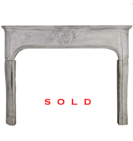 Maison Leon Van den Bogaert Chic Francés Antiguo De Piedra Caliza Chimenea Surround