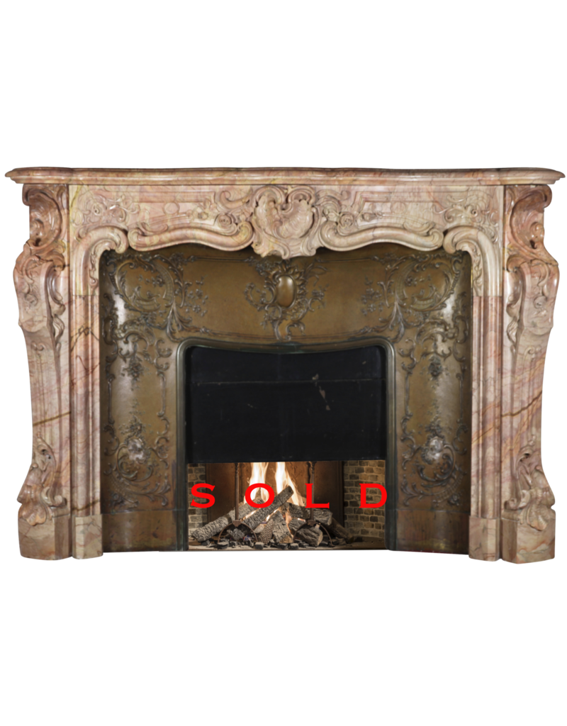 Belgian Belle Epoque Period Fireplace Surround