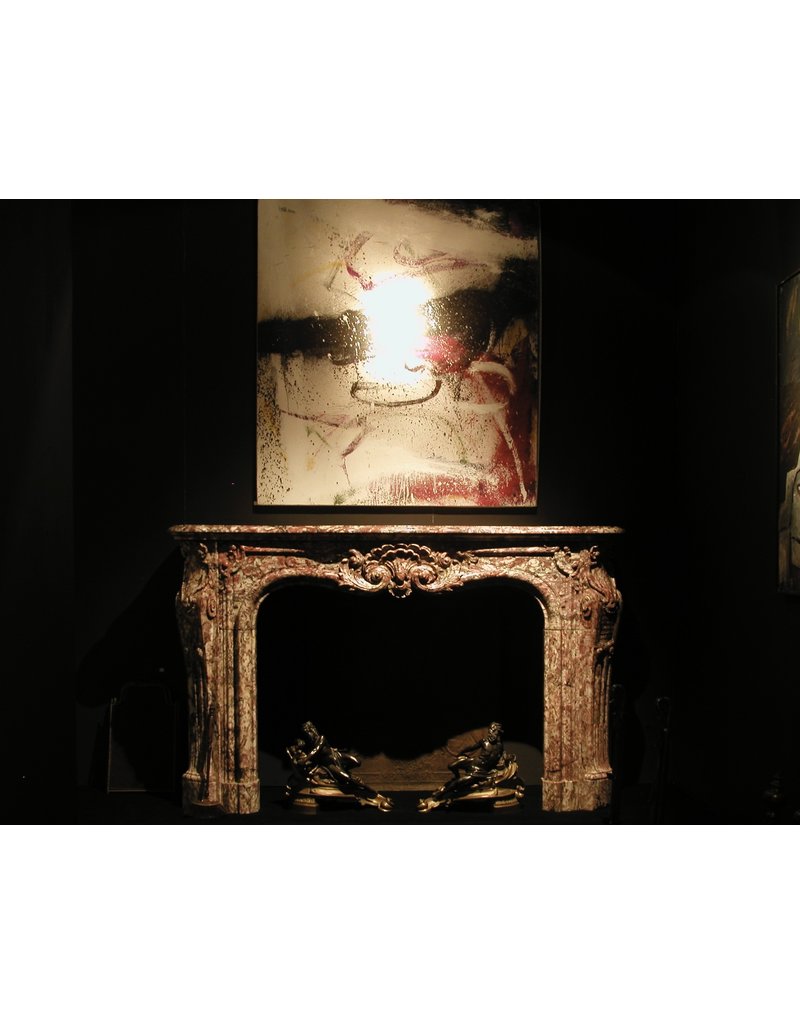 Maison Leon Van den Bogaert Monumentale antike französische Kaminumrandung