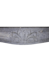 Detalle De Piedra Del Siglo 18 Fina Francesa Chimenea En Duro Con Floral