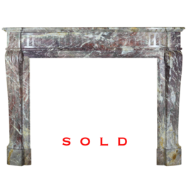 19Th Century Belle Epoque Period Marble Fireplace Surround