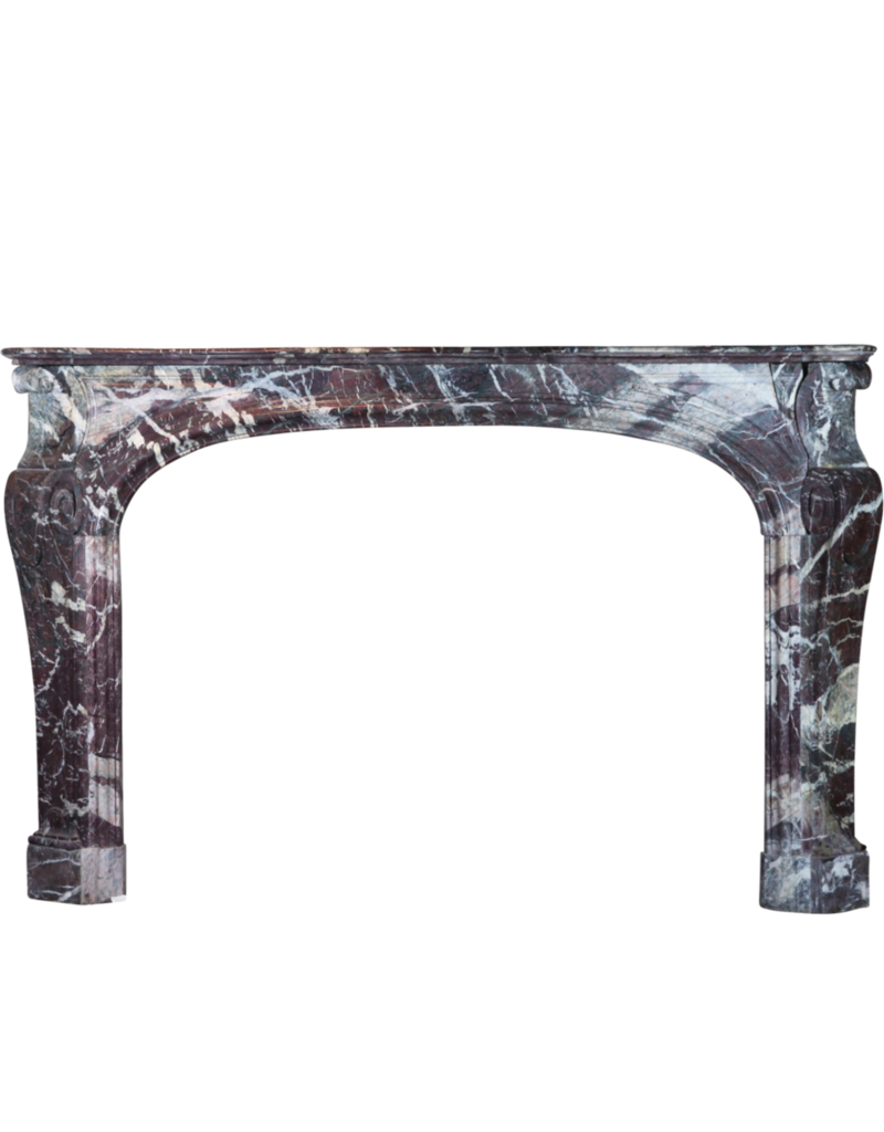 Historical Multi Color Marble Vintage Fireplace Surround