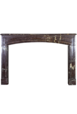 Maison Leon Van den Bogaert Chic Antique Marble Fireplace Surround