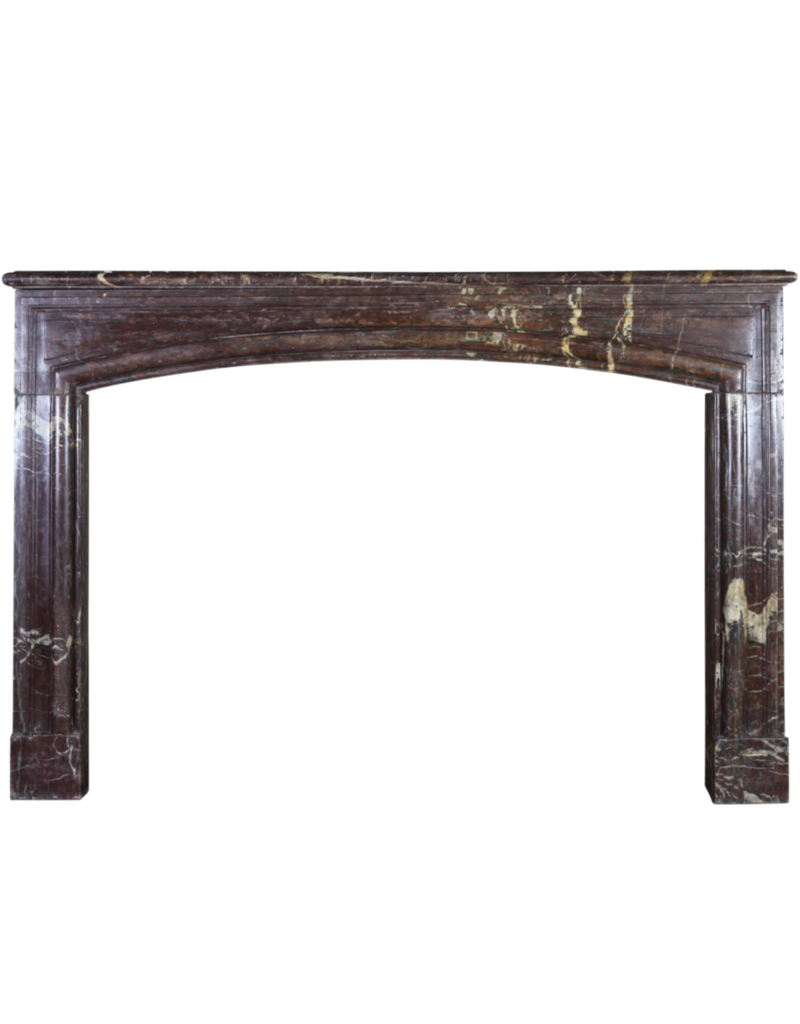 Maison Leon Van den Bogaert Chic Antique Marble Fireplace Surround