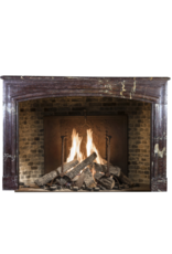 Maison Leon Van den Bogaert Chic Antique Marble Fireplace Surround