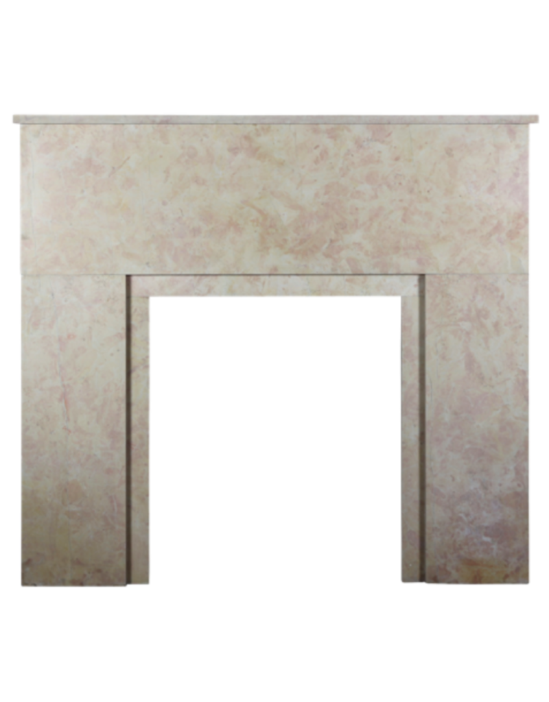 Maison Leon Van den Bogaert Frans Rose Liseron Marmeren Art Deco Schouw