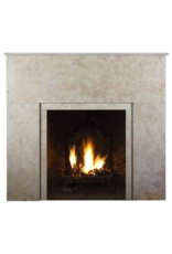 Maison Leon Van den Bogaert Französischer Art-déco-Kamin aus Rose-Liseron-Marmor