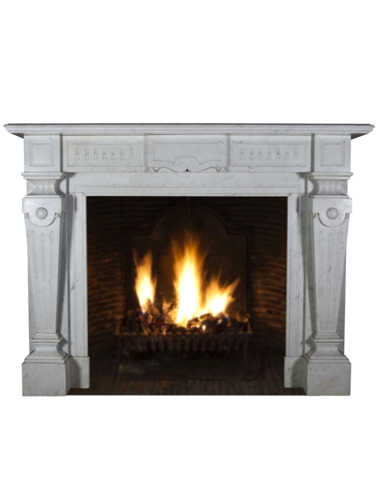 Carrara Vintage Fireplace Surround The Antique Fireplace Bank
