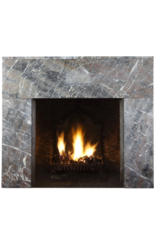 Maison Leon Van den Bogaert Belgischer Art-déco-Kamin aus Marmor