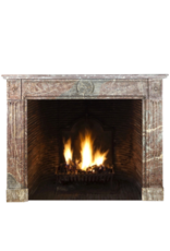 Belgian Brown Marble Fireplace Surround