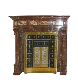 Impressive Belgian Marble Fireplace Surround