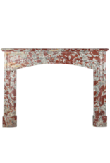 French Chique Red Languedoc Fireplace Surround