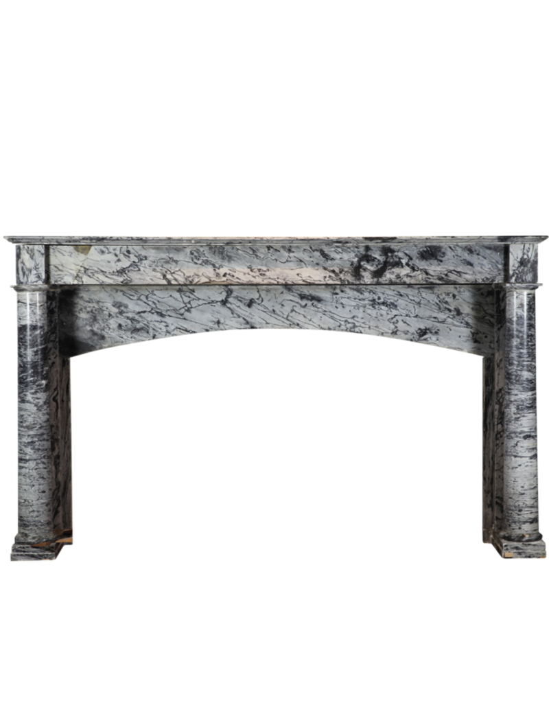 19Th Century Grey Marble Fireplace Surround