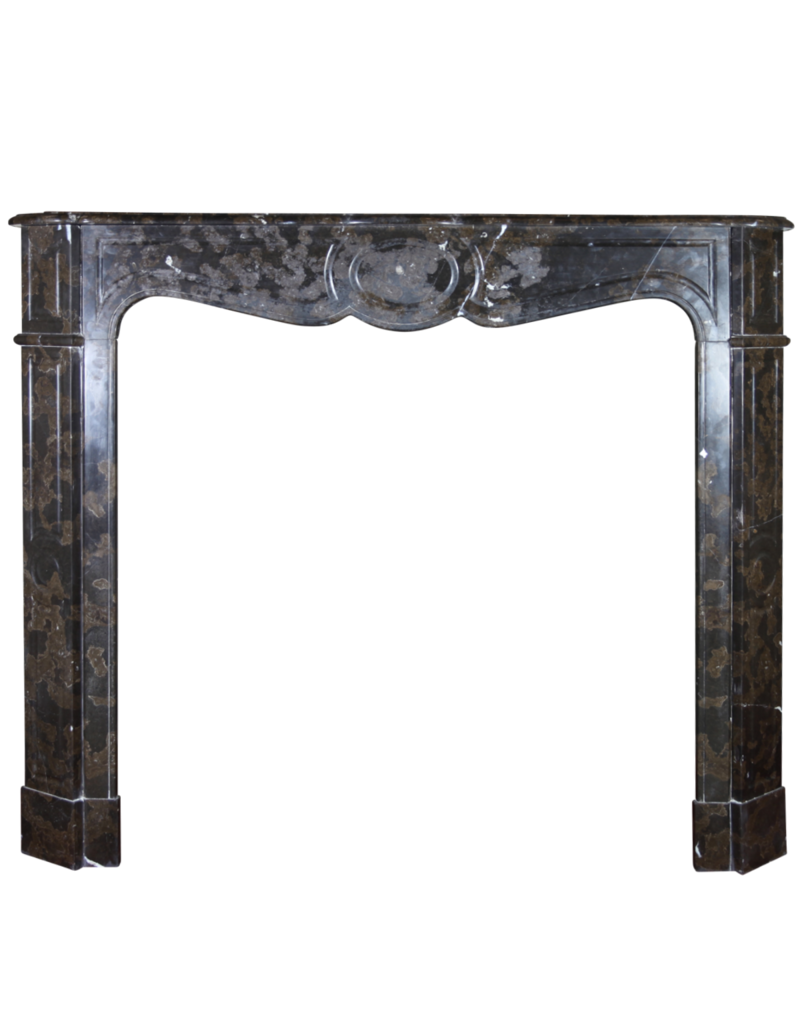 Classic French Campagnard Pompadour Antique Fireplace Surround