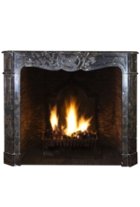 Classic French Campagnard Pompadour Antique Fireplace Surround