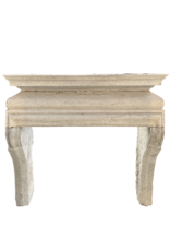 French Rustic Country Style Bicolor Hard Stone Fireplace Surround