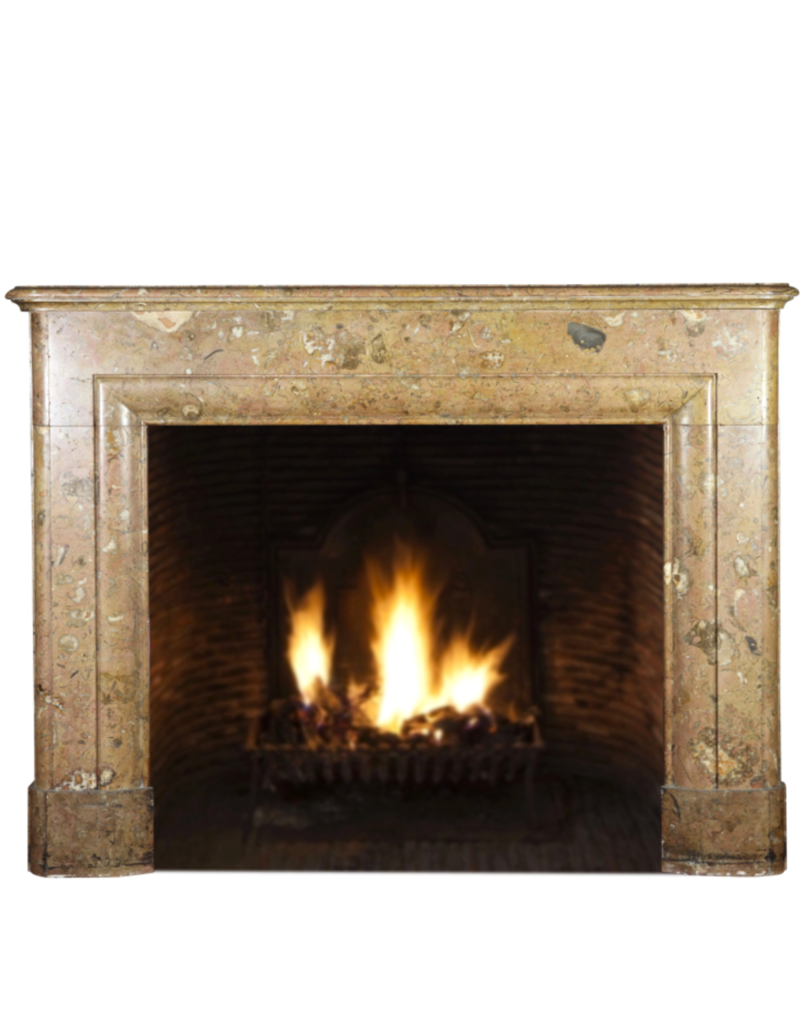 Classic Vintage Belgian Marble Fireplace Surround