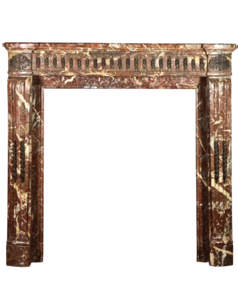 Small Belgian Antique Fireplace Surround