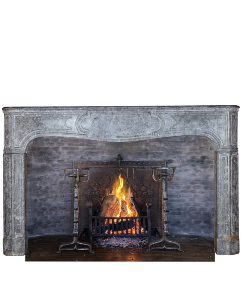 Oxidated Hard Stone Vintage Fireplace Surround