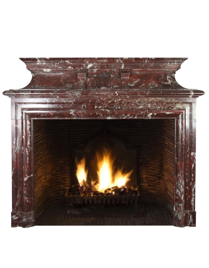 Monumental Belgian Vintage Fireplace Surround