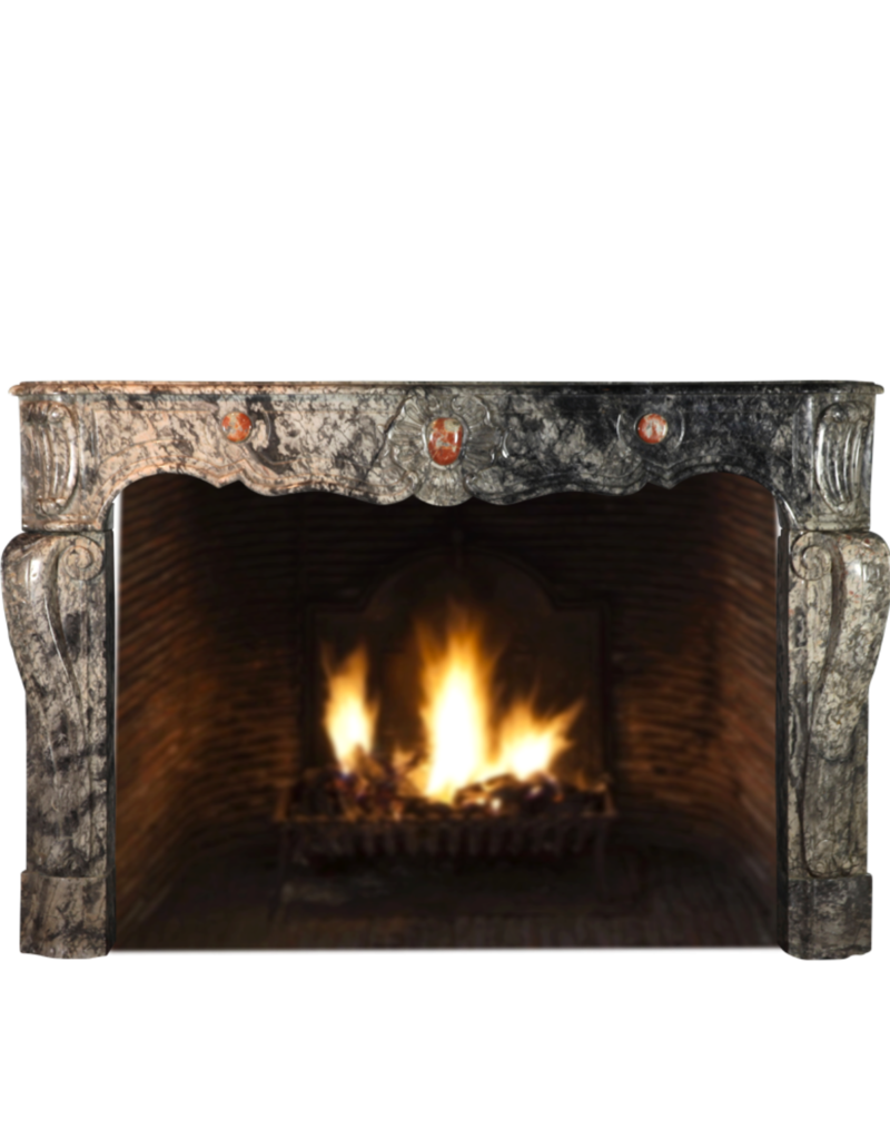 Maison Leon Van den Bogaert 18th Century Chic Italian Fireplace Surround