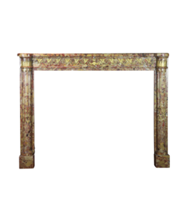 Maison Leon Van den Bogaert Elegant French Chique Brêche Marble Antique Fireplace Surround