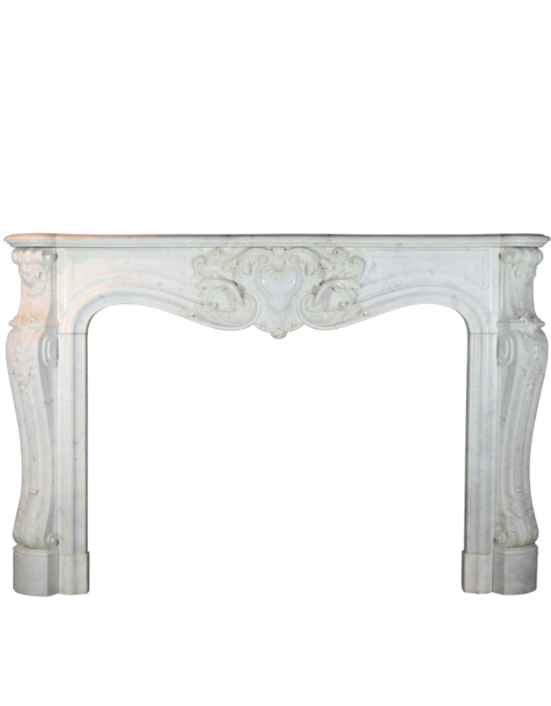Exceptionnelle Cheminée Ancienne De Style Rococo D'époque Française