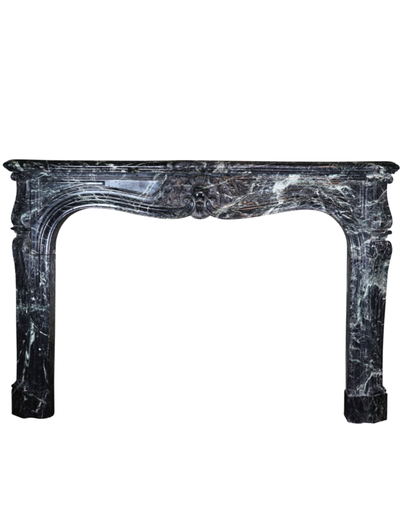 Green Marble Unusual Classic Antique French Fireplace Surround