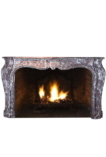 The Antique Fireplace Bank 18A Belga Siglo Período Antiguo Revestimiento En Mármol
