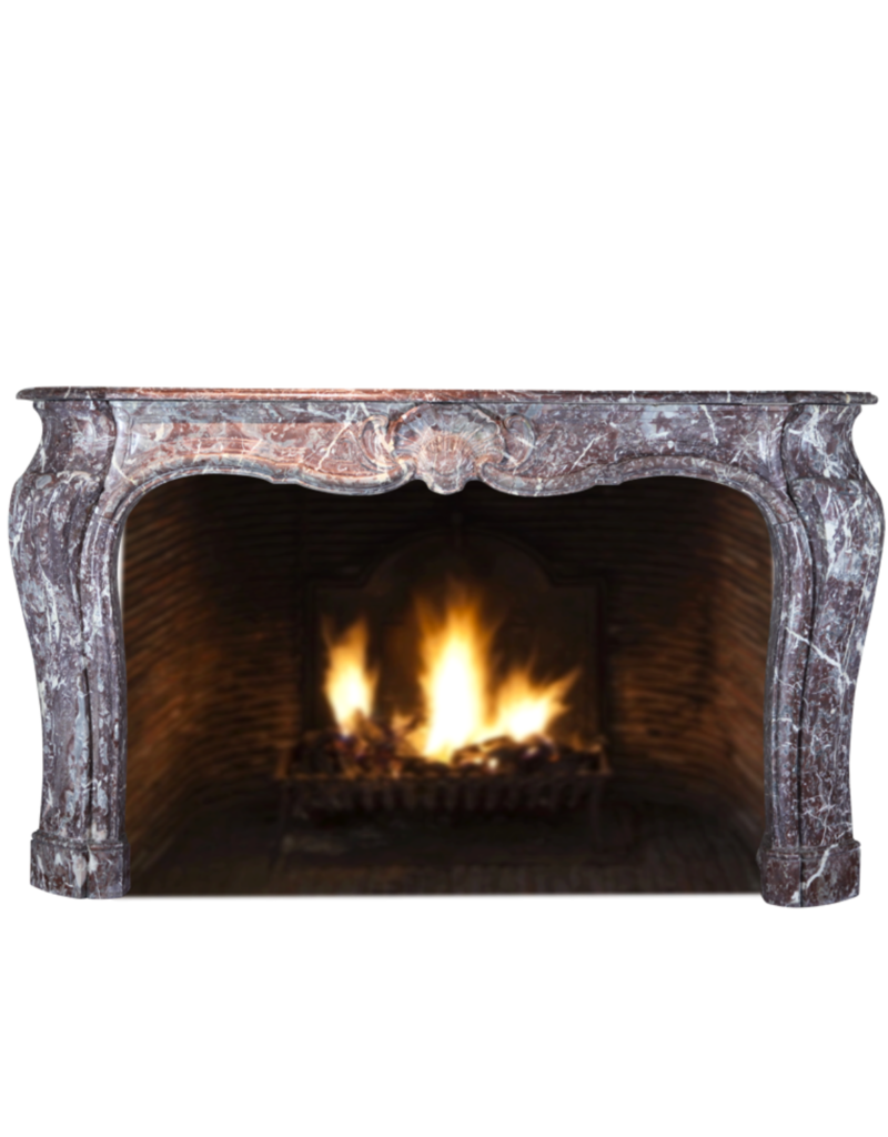 Belgian 18Th Century Period Antique Fireplace Surround In Marble