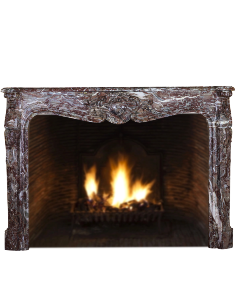 Maison Leon Van den Bogaert Entorno de chimenea de mármol belga clásico del siglo XVIII