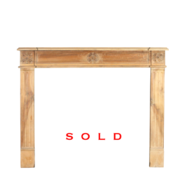 Maison Leon Van den Bogaert Vintage Französisch Rustikales Holz-Kamin