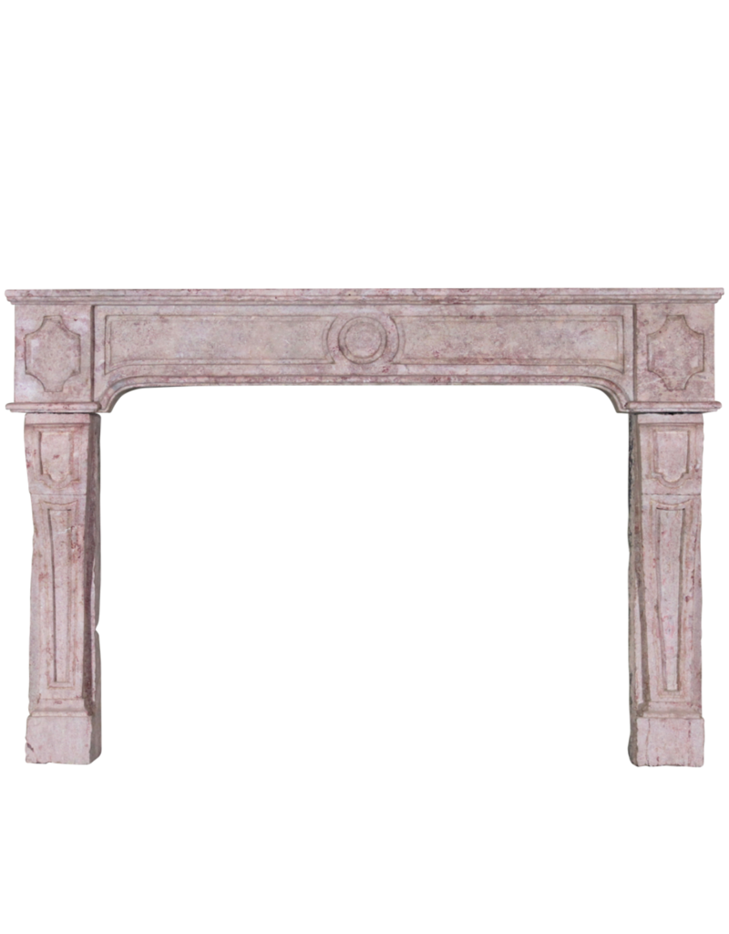 French Rustic Stone Fireplace Surround