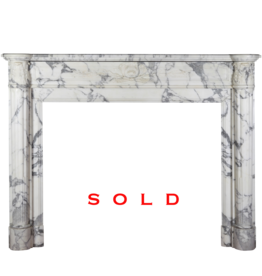 18Th Century Fine French Fireplace In Marble