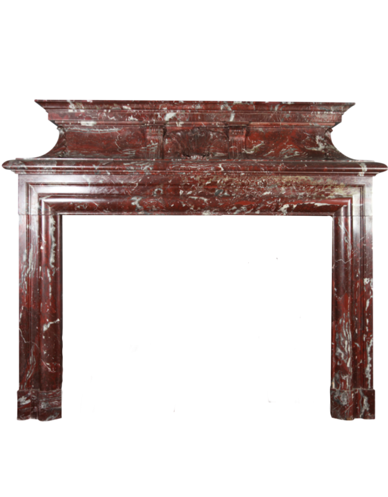 Monumental Belgian Vintage Fireplace Surround