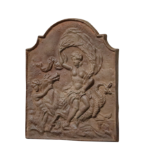 Plaque De Cheminée Rose Avec Dragon