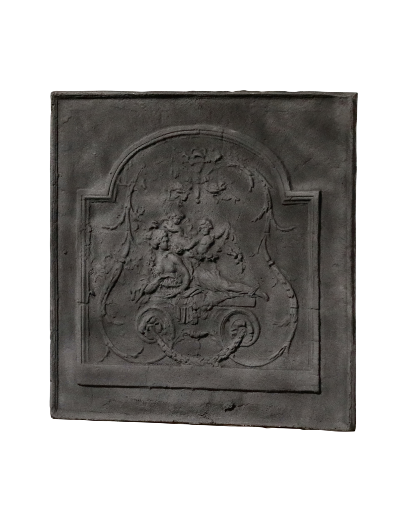 Elegant Romantic Cast Iron Plate The Antique Fireplace Bank